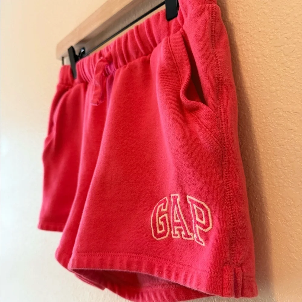 Gap Kids Pink Logo Pull On Shorts Girls XL 12